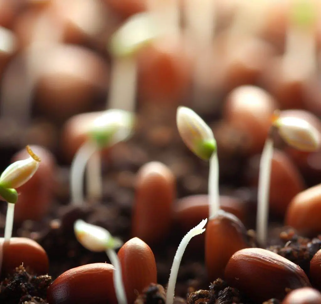 semillas germinando